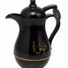 Elegant Arabic Coffee Thermos – Black & Gold