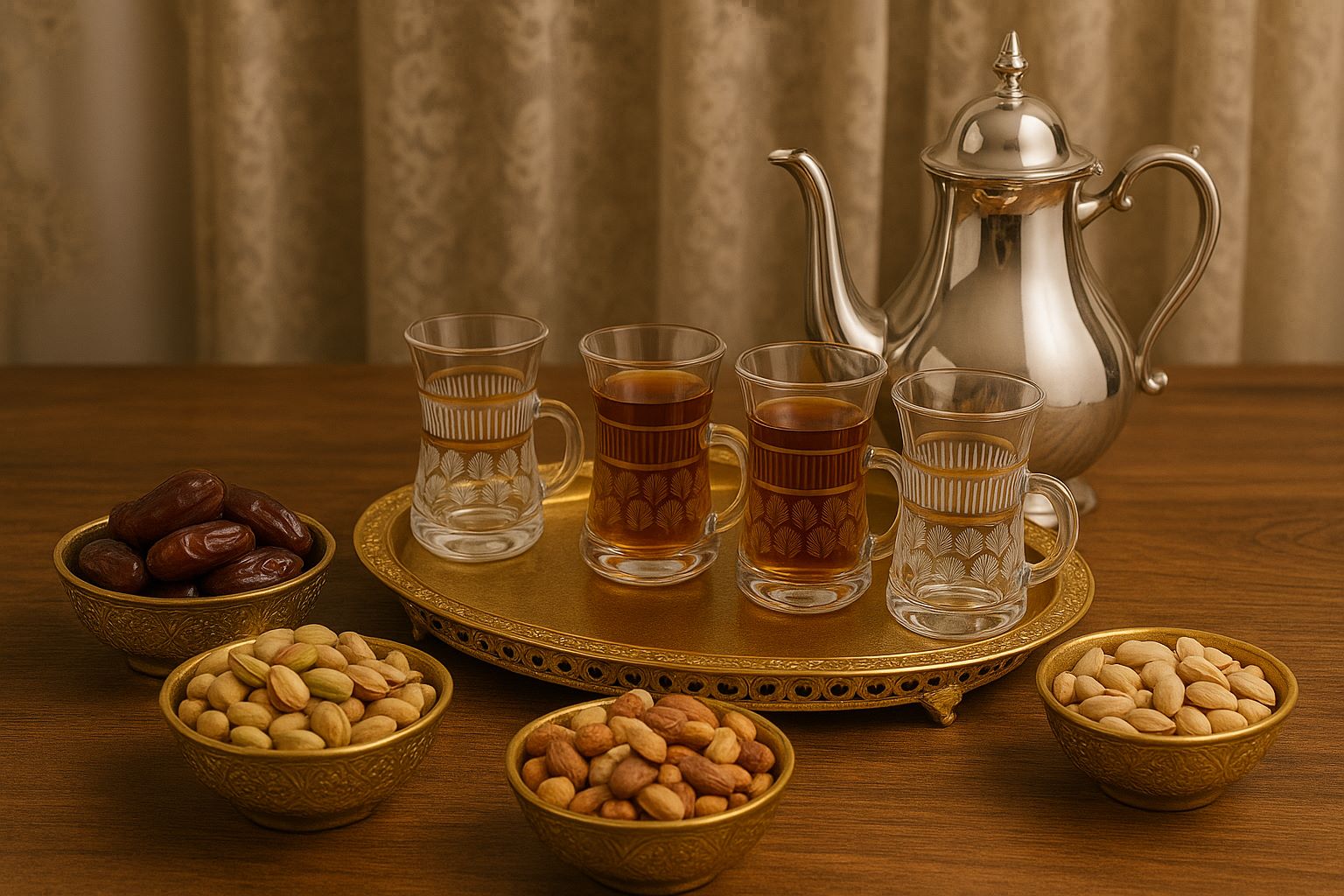 Elegant Glass Tea Cups – Set of 6 - Image 2