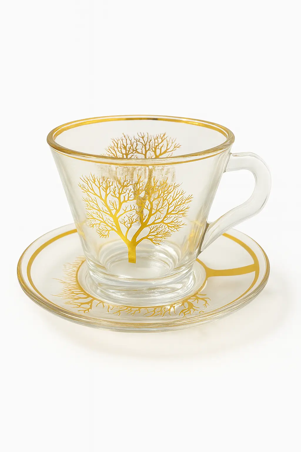 Golden Leaf Luxury Tea Set – 12 pic