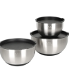 MIU Stainless Steel Mixing Bowl set with lids, 6-pieces