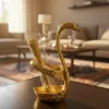 Swan Cutlery Holder – Decorative Table Organizer - Silver / Gold