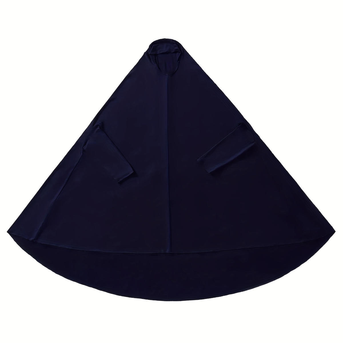 Elegant Muslim Headscarf Khimar with Sleeves, Breathable Fabric for Outdoor & Daily Wear, Machine Washable Versatile Shawl for Women, Hijab Scarf, Wear, Sophisticated Print, Nonelastic Fabric - Image 6