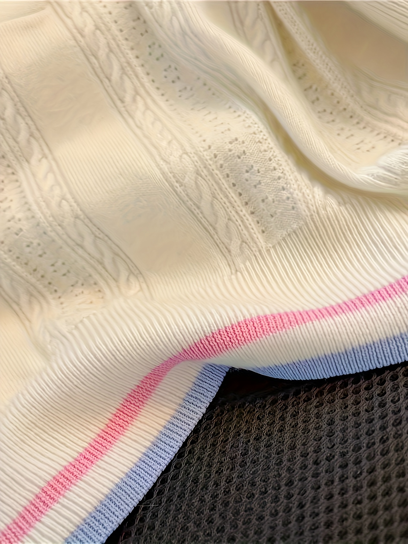 Elegant French-Style Polo Collar Top for Women | Summer New Release, Academy Casual Versatile, Striped Pattern - Image 4