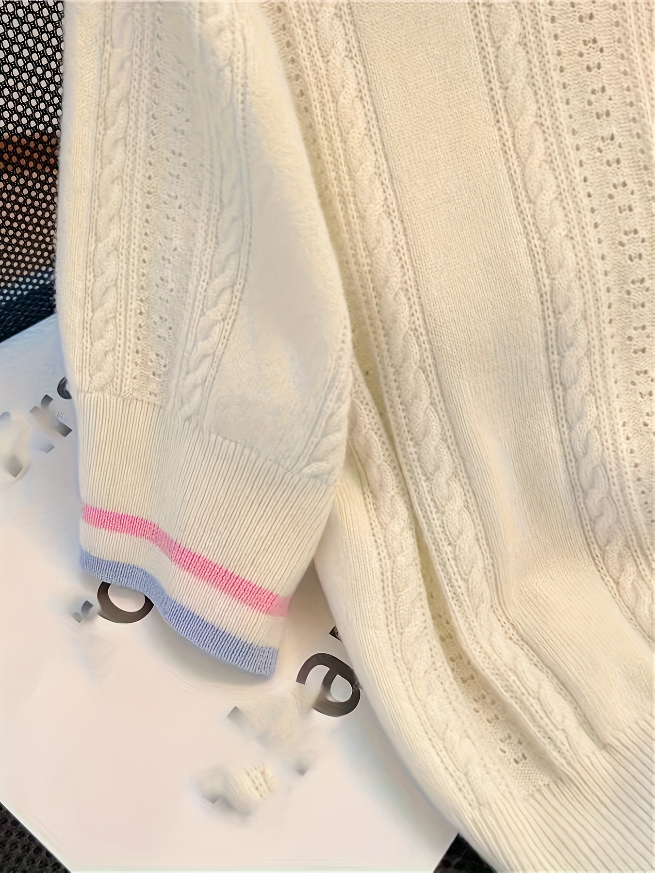 Elegant French-Style Polo Collar Top for Women | Summer New Release, Academy Casual Versatile, Striped Pattern - Image 5