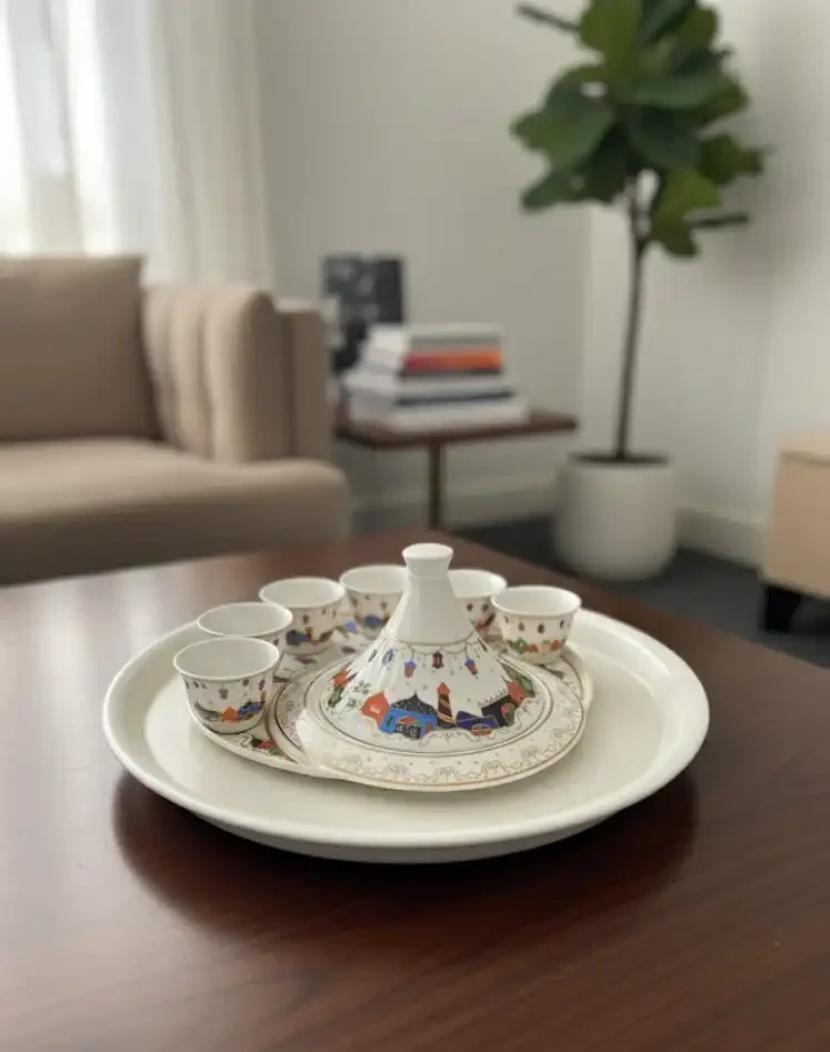 Ramadan luxury arabic coffee serving set