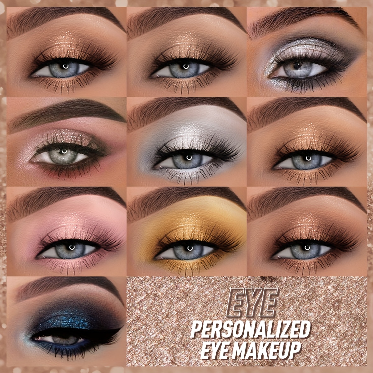 PECOLOV Comely Single-Shade Highlighter Shadow – Easy, Sparkling Finish - Image 8