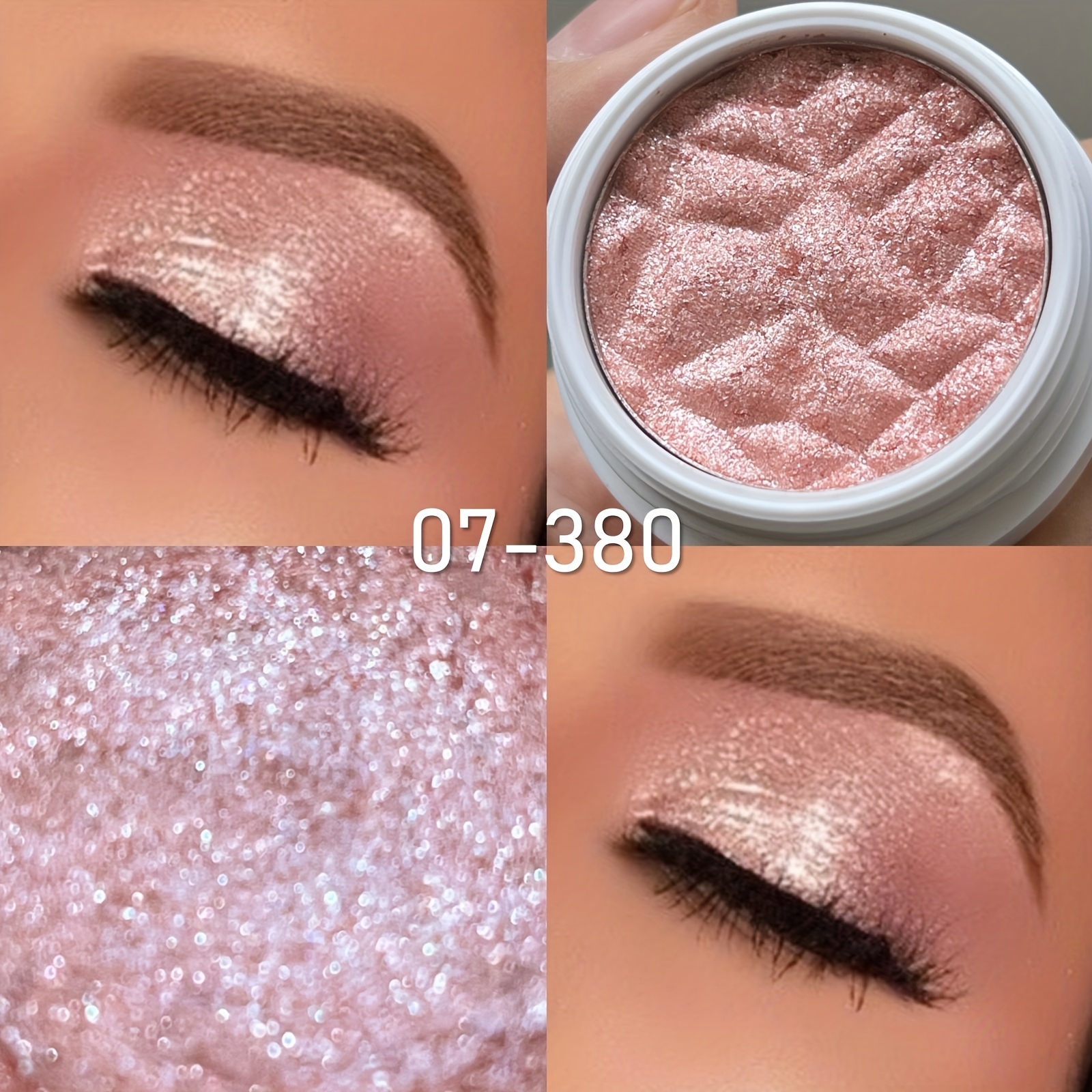 PECOLOV Comely Single-Shade Highlighter Shadow – Easy, Sparkling Finish - Image 9