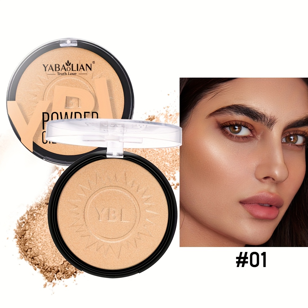 YABAOLIAN/Comely Wheat Pearlescent Powder with Glitter Fantastic Contouring colors Highlighter Finishing Powder - Image 7