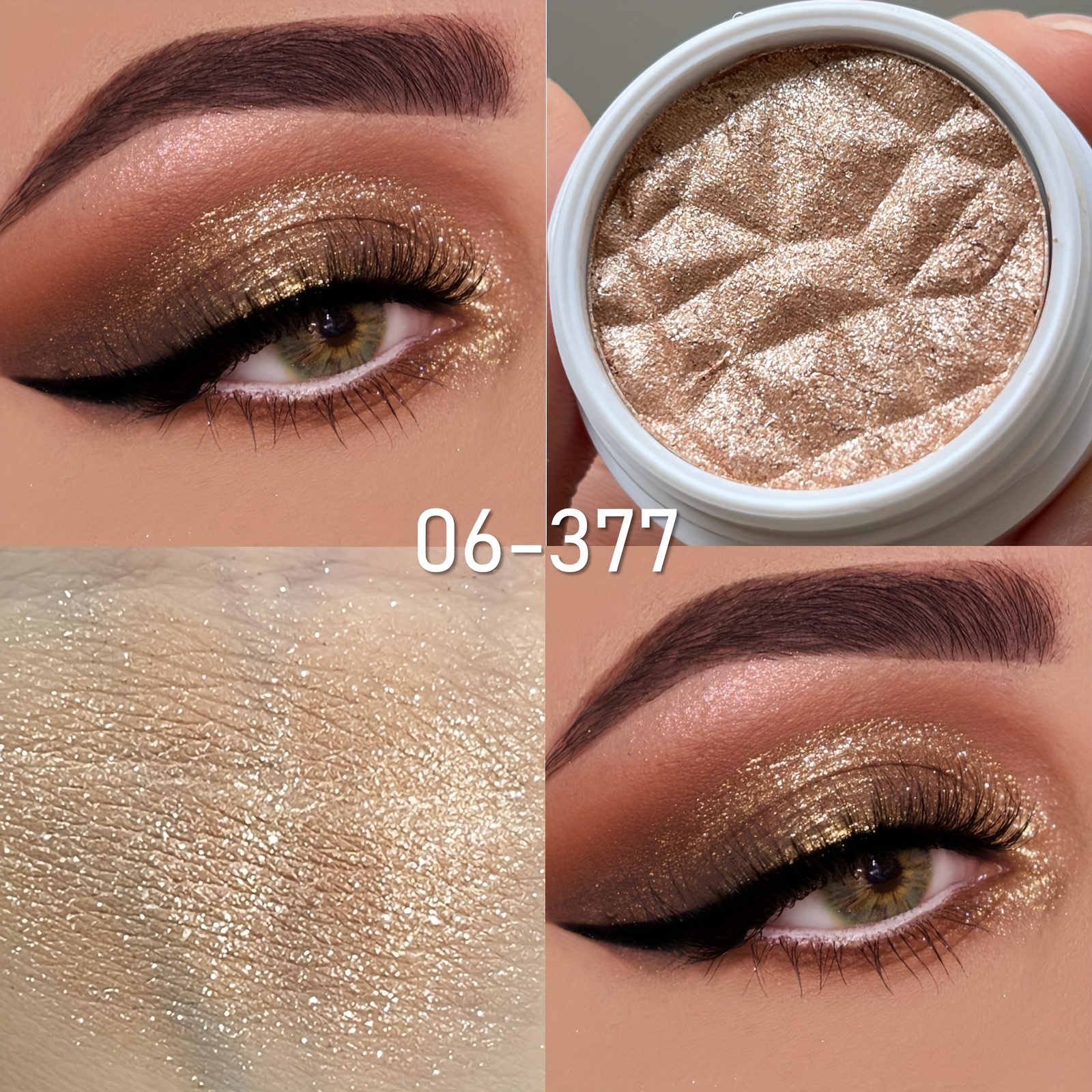 PECOLOV Comely Single-Shade Highlighter Shadow – Easy, Sparkling Finish - Image 7