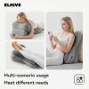 ELHIVE Adjustable Backrest Pillow – Ergonomic Memory Foam Bed Wedge with Leg Elevation Support