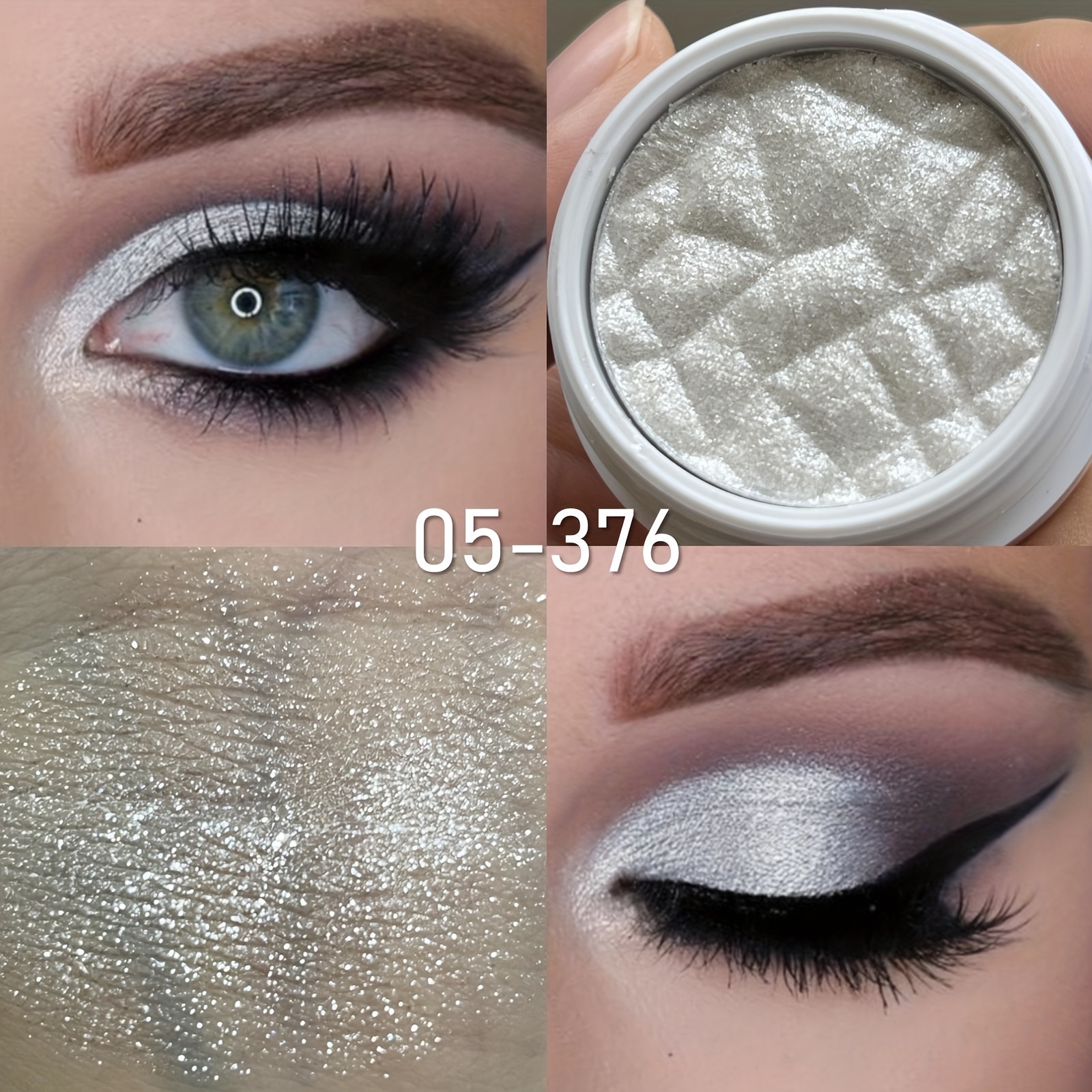 PECOLOV Comely Single-Shade Highlighter Shadow – Easy, Sparkling Finish - Image 5