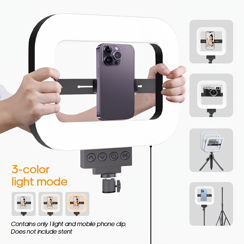 adjustable LED studio fill light for phones. - Image 6