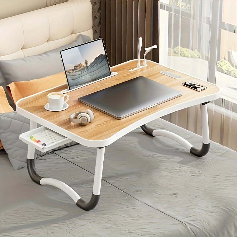 Portable Folding Laptop Desk – Large Bed Table for Study, Work & Reading - Image 7
