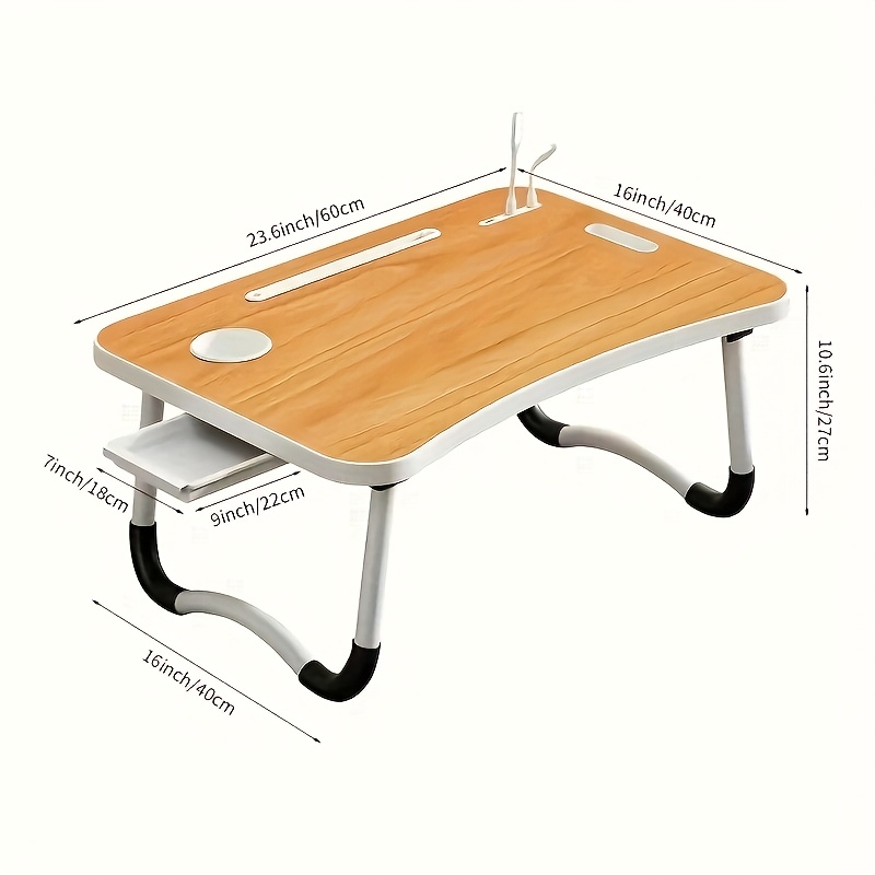 Portable Folding Laptop Desk – Large Bed Table for Study, Work & Reading - Image 4
