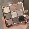 9-color Comely eyeshadow palette - Calming colors with matte earthy tones, fine powder texture that doesn't fly off