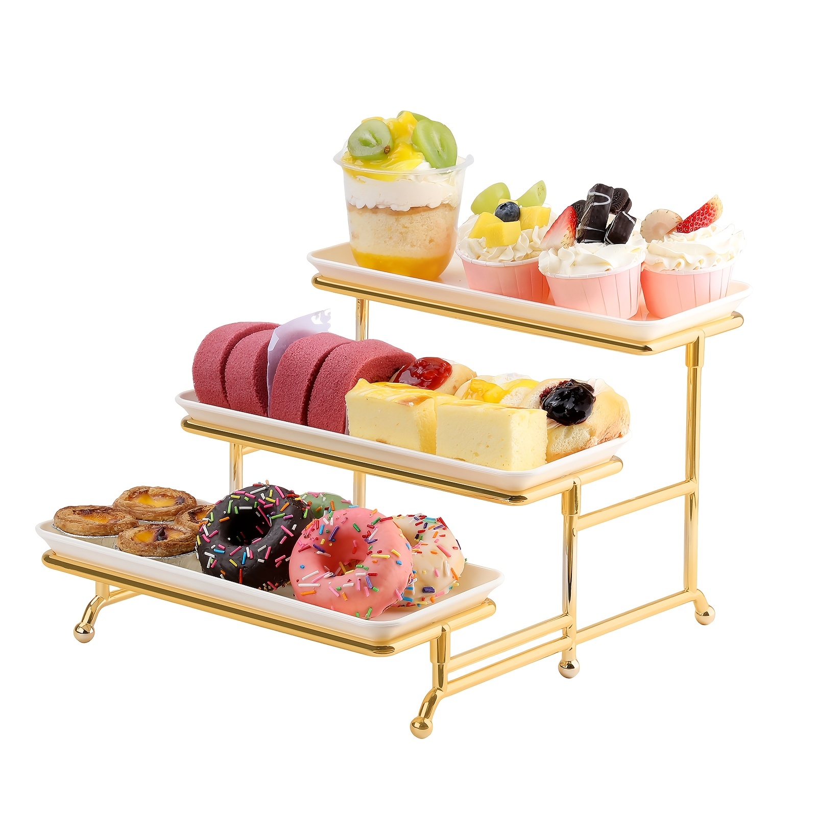 Gold Horizon Dessert Stand - Image 5