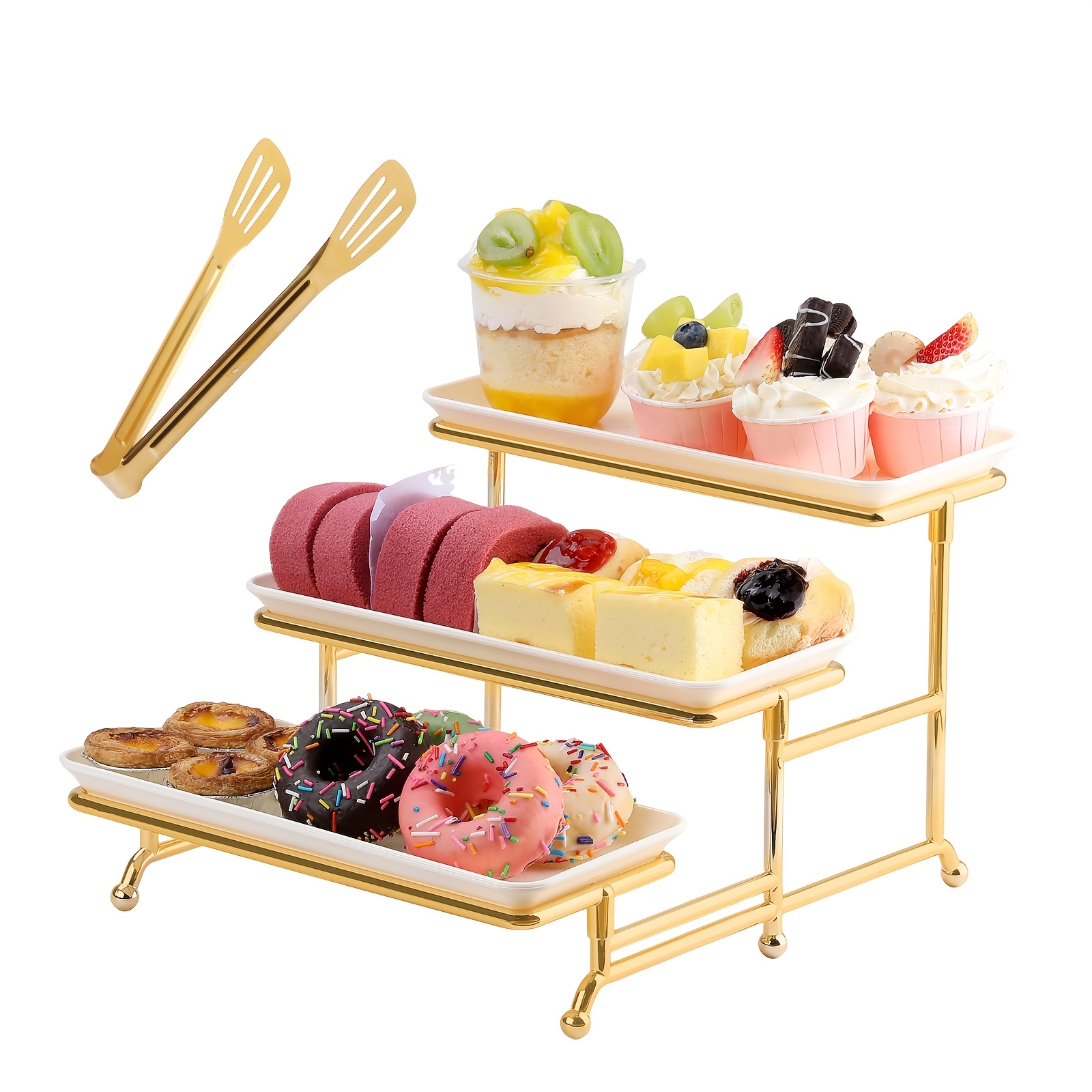 Gold Horizon Dessert Stand - Image 3