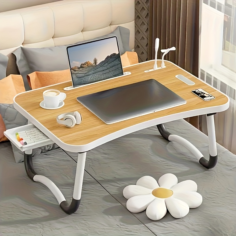 Portable Folding Laptop Desk – Large Bed Table for Study, Work & Reading - Image 9