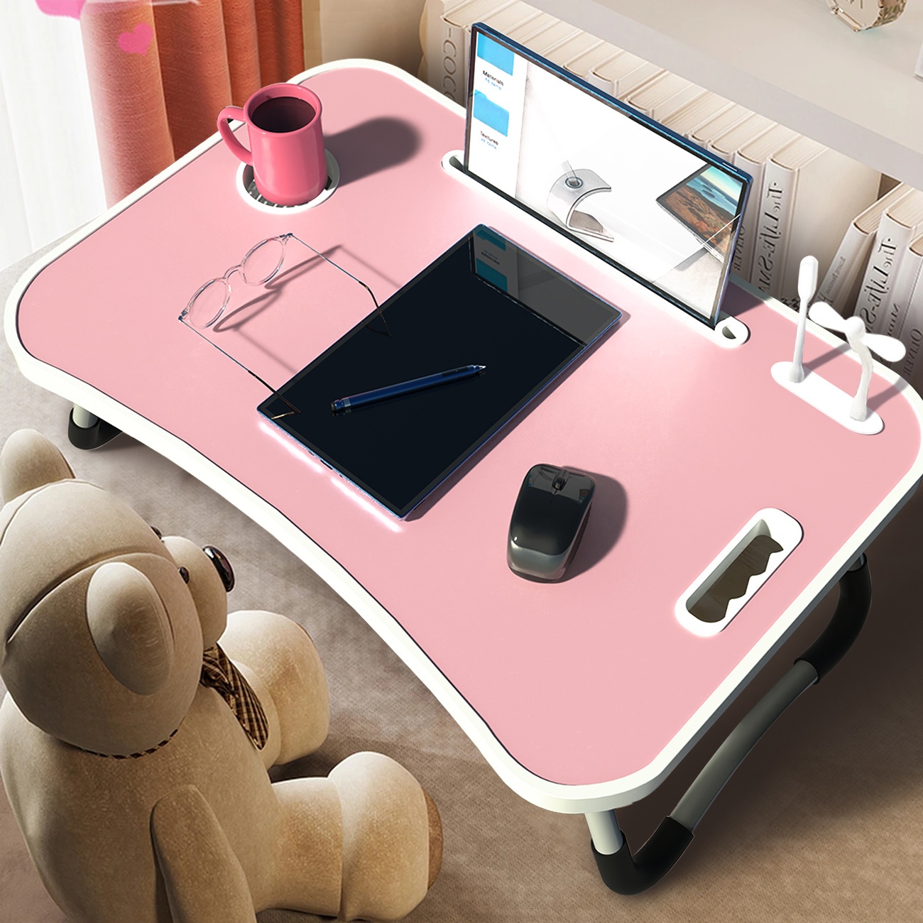 Portable Folding Laptop Desk – Large Bed Table for Study, Work & Reading - Image 5