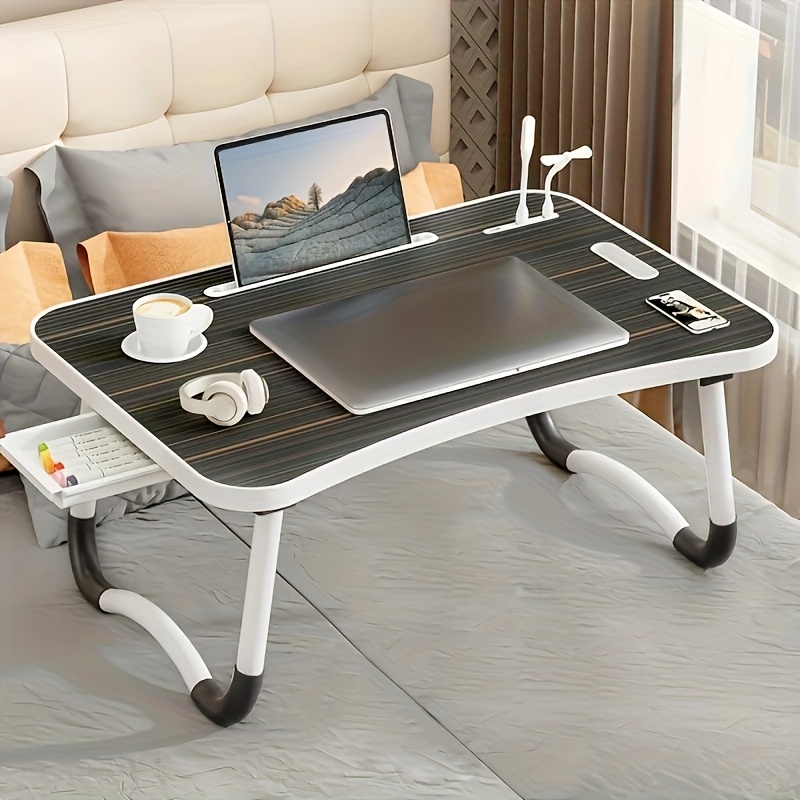 Portable Folding Laptop Desk – Large Bed Table for Study, Work & Reading - Image 3