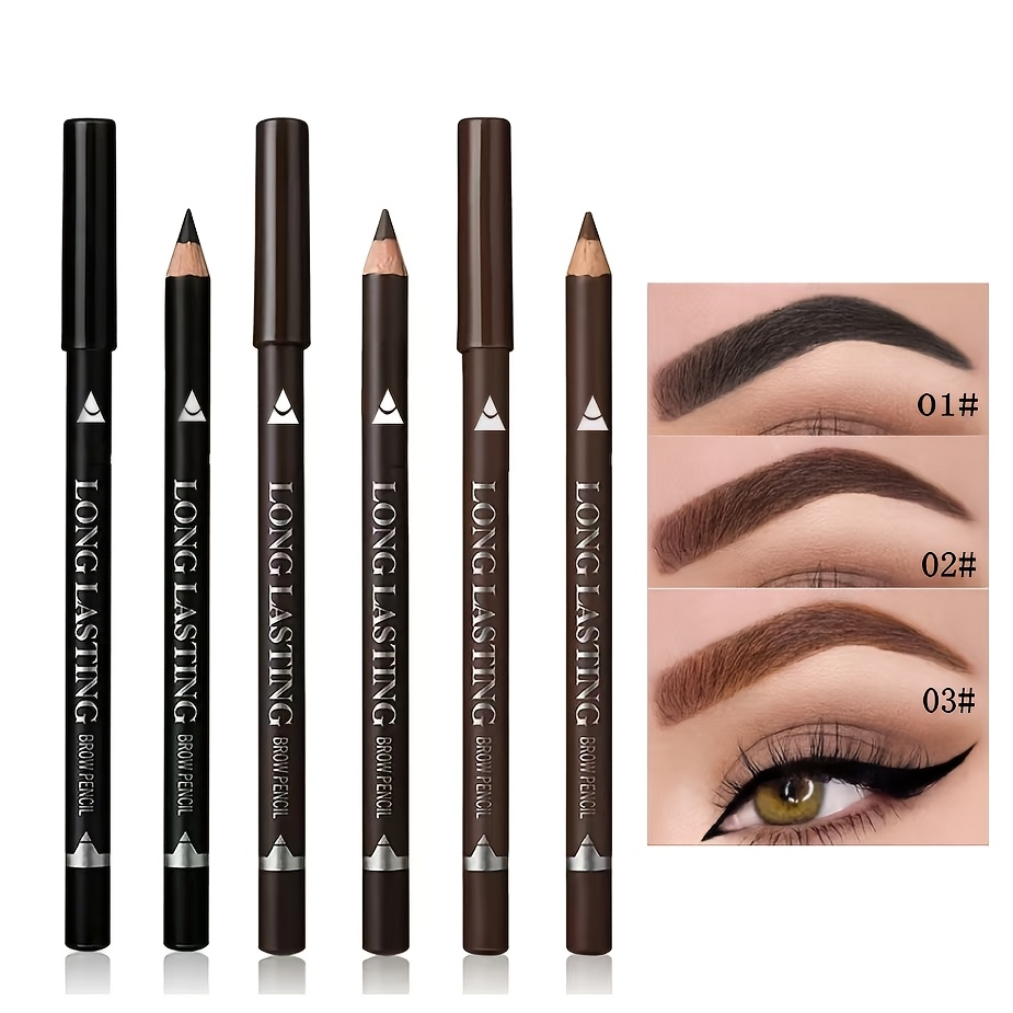 3 Set Eye Pencil Comely Waterproof , Long Lasting Use Also For Brows - Image 3