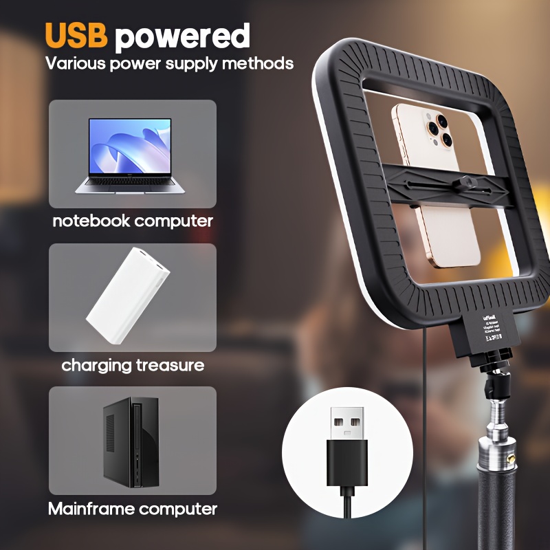 adjustable LED studio fill light for phones. - Image 8