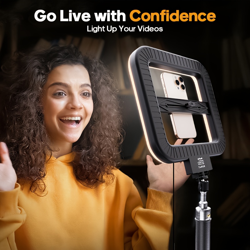 adjustable LED studio fill light for phones. - Image 9