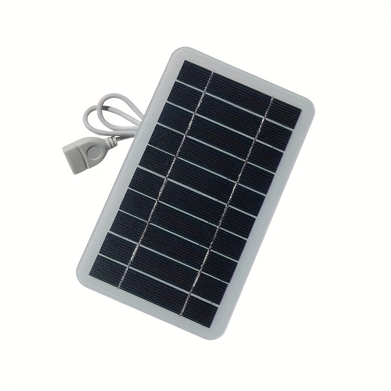 Portable Solar Charger with USB Output – Outdoor Power Bank with Flashlight & Fan for Camping - Image 5