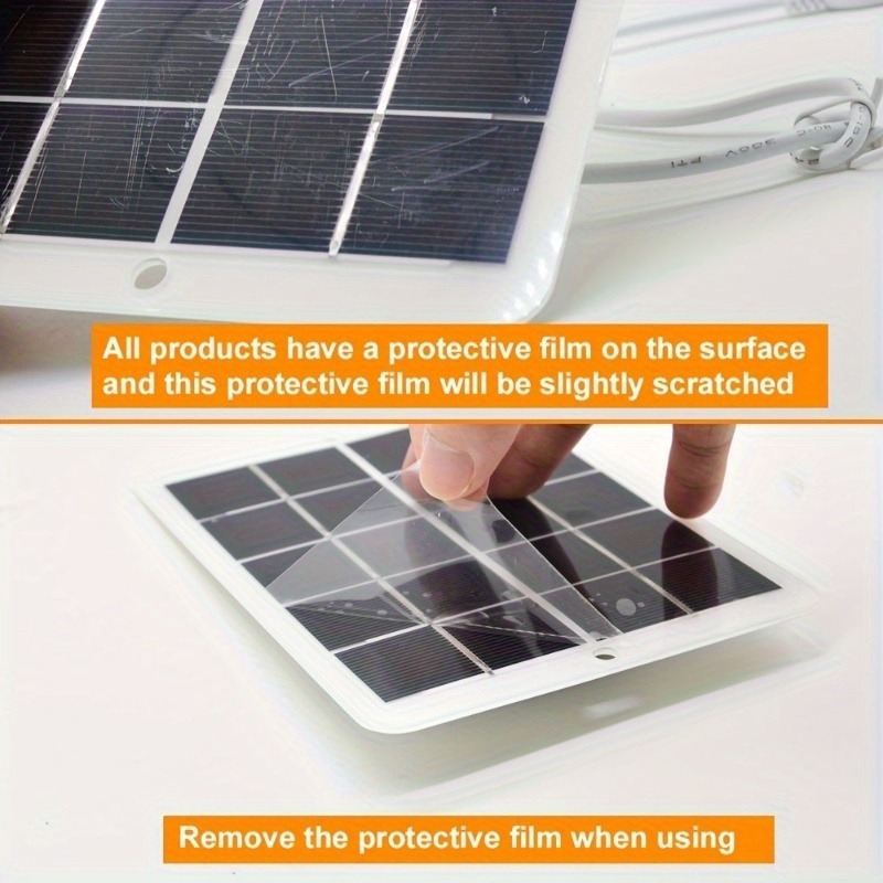 Portable Solar Charger with USB Output – Outdoor Power Bank with Flashlight & Fan for Camping - Image 9