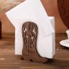 Western Cowboy Boot Napkin Holder