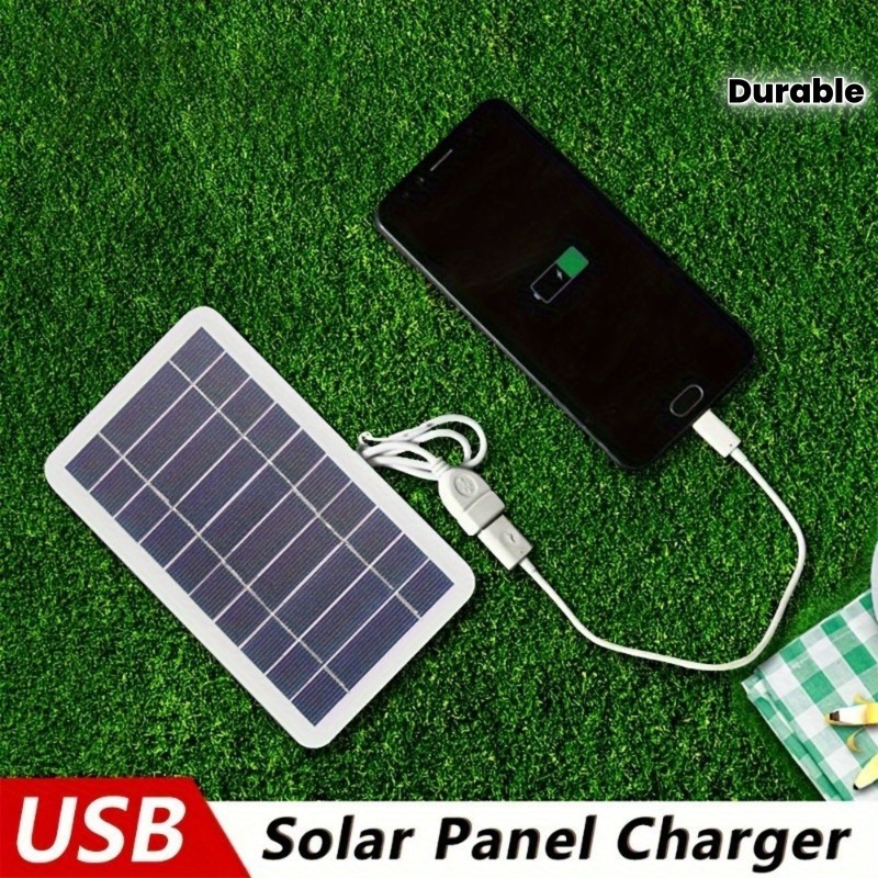 Portable Solar Charger with USB Output – Outdoor Power Bank with Flashlight & Fan for Camping - Image 2